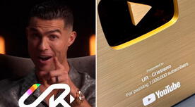 ¡Histórico! Cristiano Ronaldo creó canal de Youtube y en HORAS recibió la PLACA DE ORO