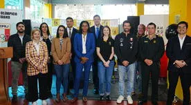 Stefano Peschiera y deportistas olímpicos inauguraron remodelado gimnasio para el Team Perú