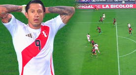 Lapadula anotó el 1-0 de Perú, pero el árbitro anuló el tanto por posición adelantada