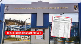 Resultados del examen de admisión UNASAM 2024-II: Revisa la lista oficial de ingresantes