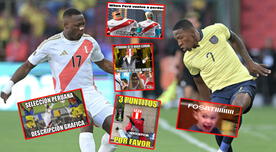 Se aleja cada vez más del Mundial: Perú cayó ante Ecuador y CRUELES MEMES invadieron las redes