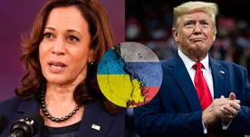 Trump arremete contra Harris y Biden: los acusa de permitir la guerra entre RUSIA y UCRANIA