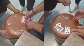 Así funciona el truco de magia de las cartas y monedas: colega fulminó a los magos