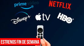 Estrenos Netflix, HBO y Amazon Prime para el fin de semana: estas son las series y películas más destacadas