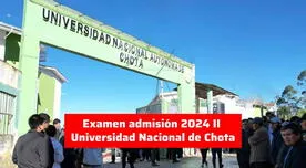 Examen de Admisión Universidad Nacional Autónoma de Chota 2024-II UNACH: ver resultados y puntajes