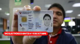 DNI electrónico GRATIS el 4 y 5 de octubre: ¿Dónde y cómo tramitar el documento por el RENIEC?