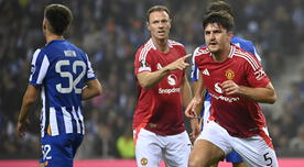 Manchester United empató 3-3 ante Porto con gol de Harry Maguire al último minuto