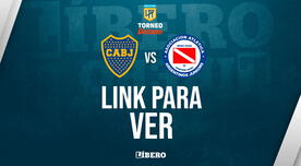 AQUÍ link para ver Boca Juniors vs Argentinos Juniors hoy EN VIVO GRATIS por internet