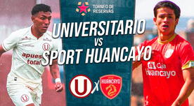 Universitario vs. Sport Huancayo EN VIVO Torneo de Reserva: hora y dónde ver cuartos de final