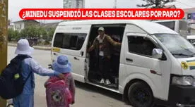 ¿NO habrá clases en los colegios el 10 de octubre por el paro de transportistas? Minedu se pronunció