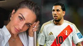 Sergio Peña se lució ante Uruguay y su novia española madruga para alentarlo: "Vamos, Perú"