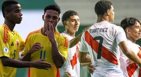 Perú fue goleado por 3-0 ante Colombia en el Sudamericano Sub 17 en Bolivia