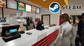 Nuevo juego GRATIS en Steam: tienes que dirigir un restaurante de comida rápida con 4 amigos