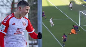 Peruano Felipe Chávez se lució con MAJESTUOSO GOL ante Barcelona por la UEFA Youth League