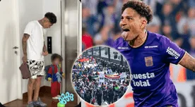 Paolo Guerrero se olvidó del PARO y llevó a su hijo al colegio: tuvieron que regresar