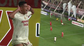 ¡El de los goles importantes! Edison Flores marcó el 3-0 de Universitario vs Cienciano