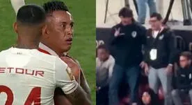 ¿Dirigidos a Cueva? REVELAN gestos de Jean Ferrari desde la tribuna del Estadio Monumental