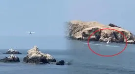 Avioneta cae en playa de San Bartolo dejando 2 heridos: mira el preciso momento del accidente