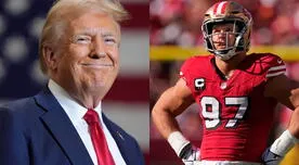 Importante jugador de la NFL recibe DURA multa por apoyar a Donald Trump: ¿Qué hizo y cuánto dinero perderá?