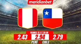 Perú vs Chile: ¡Apuesta y gana MÁS con las cuotas de Meridianbet!