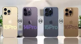 iPhone 16 Pro vs. 15 Pro vs. 14 Pro vs. 13 Pro: ¿En qué se diferencian y cuál vale la pena comprar?