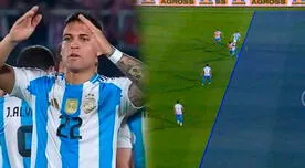 Lautaro Martínez y el GOL de Argentina para el 1-0 ante Paraguay tras revisión del VAR