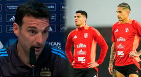 Scaloni molesto tras derrota de Argentina y lanza ADVERTENCIA a Perú: "Totalmente distinto"