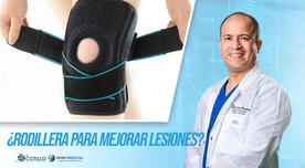 ¿Es bueno usar rodillera en lesiones de rodilla?, por el Dr. Luis Cotillo