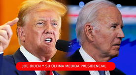 Atención, Donald Trump: Joe Biden y su ÚLTIMA MEDIDA antes de finalizar su mandato en Estados Unidos