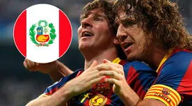 Carles Puyol, leyenda de Barcelona, llegó al Perú para participar en torneo internacional