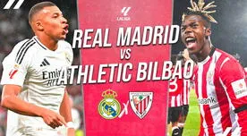 Real Madrid vs Athletic Bilbao EN VIVO por LaLiga: cuándo, a qué hora juega y dónde ver