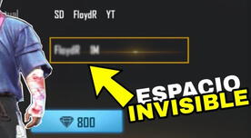 Free Fire espacio invisible: cómo ponerlo y usarlo en tu nombre paso a paso