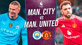 Ver Manchester City vs Manchester United EN VIVO: hora, canal y alineaciones