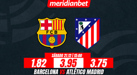 Barcelona vs Atlético de Madrid: ¡Apuesta y gana MÁS con las cuotas de Meridianbet!