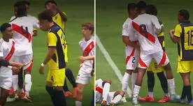 VIDEO | Futbolistas de Perú y Ecuador protagonizaron batalla campal en amistoso Sub 20