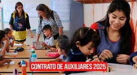 Contratación de auxiliares de educación 2025 vía Minedu: PASO a PASO para postular a una vacante