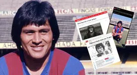 Barcelona, LaLiga y prensa española lamentan fallecimiento de Hugo Sotil: así lo informaron