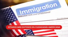 Ciudadanía americana: ¡Buenas noticias, inmigrantes! Estos son los ESTADOS con MÁS ÉXITO en el proceso de NATURALIZACIÓN