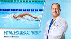 ¿Qué hacer antes de ingresar a nadar para evitar lesiones?, por el Dr. Luis Cotillo