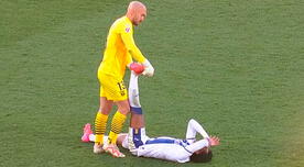 ¿Lesionado? Tapia fue reemplazado en el sufrido triunfo de Leganés ante Atlético de Madrid