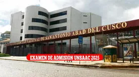 ¿A qué hora salen los resultados del examen de admisión UNSAAC primera opción 2025?