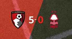 Resumen: Bournemouth aplastó a Nottingham Forest con hat-trick de Dango Outtara