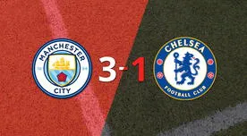 Resumen: Manchester City logra remontada y gana 3-1 a Chelsea