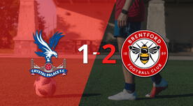 Resumen: Brentford consigue una estrecha victoria de 2 a 1 sobre Crystal Palace