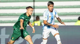 Argentina venció a Bolivia por 1-0 y quedó líder del Grupo B en el Sudamericano Sub 20