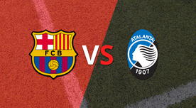 Barcelona y Atalanta empatan 0-0 al final del primer tiempo