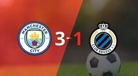 Resumen: Club Brugge fue derrotado por Manchester City con un marcador de 3-1 