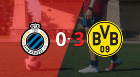 Resumen: Borussia Dortmund derrotó sin complicaciones a Club Brugge con doblete de Jamie Bynoe-Gittens