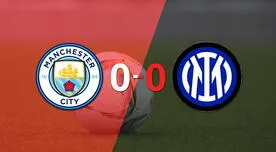 Resumen: Manchester City e Inter igualaron sin goles en el marcador