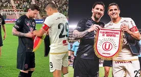 ¿Hincha de la 'U'? Lionel Messi luce feliz posando con el escudo de Universitario